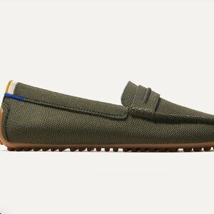 Rothy's The Driver Flat Loafer Color Cypress